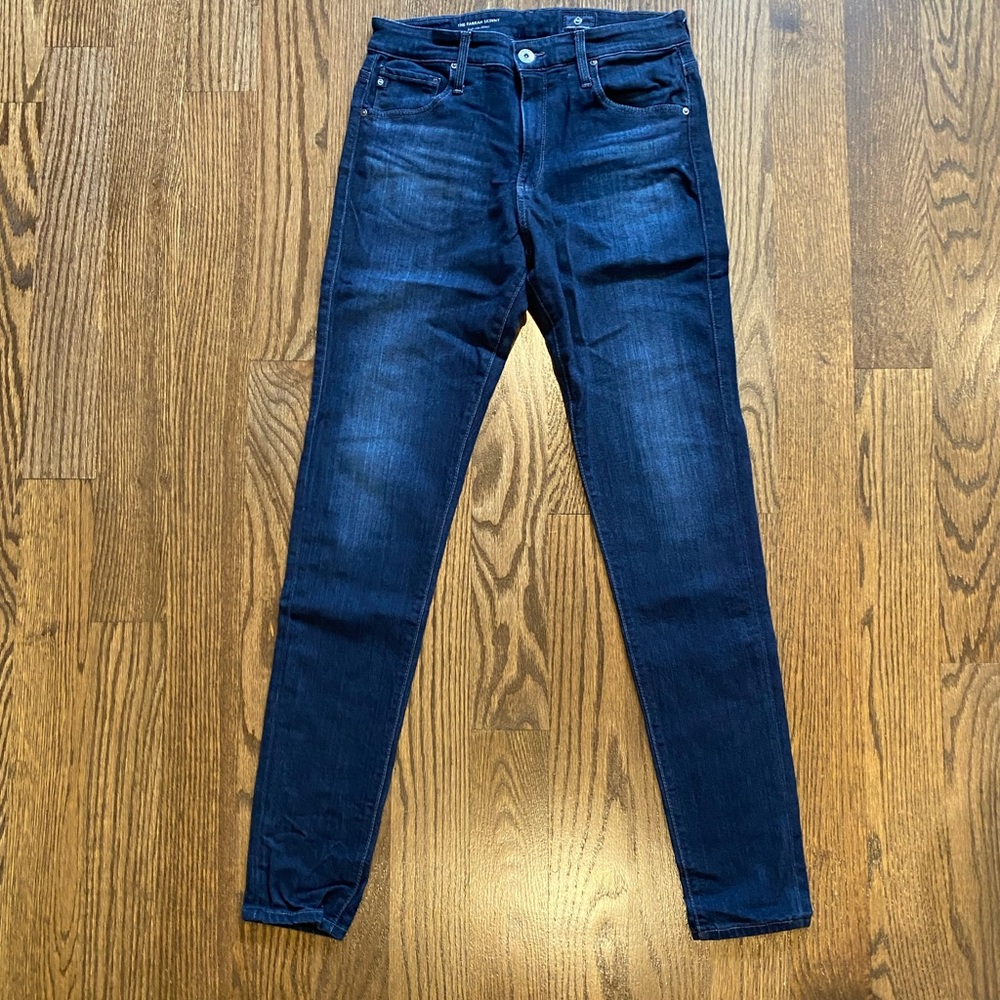 AG The Farrah High Waist Skinny Jeans, Size 29R